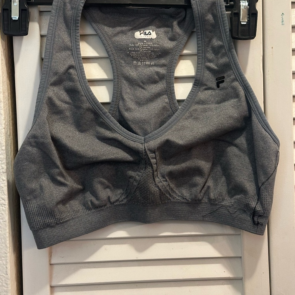 Fila Women's Gray Sports Bra
